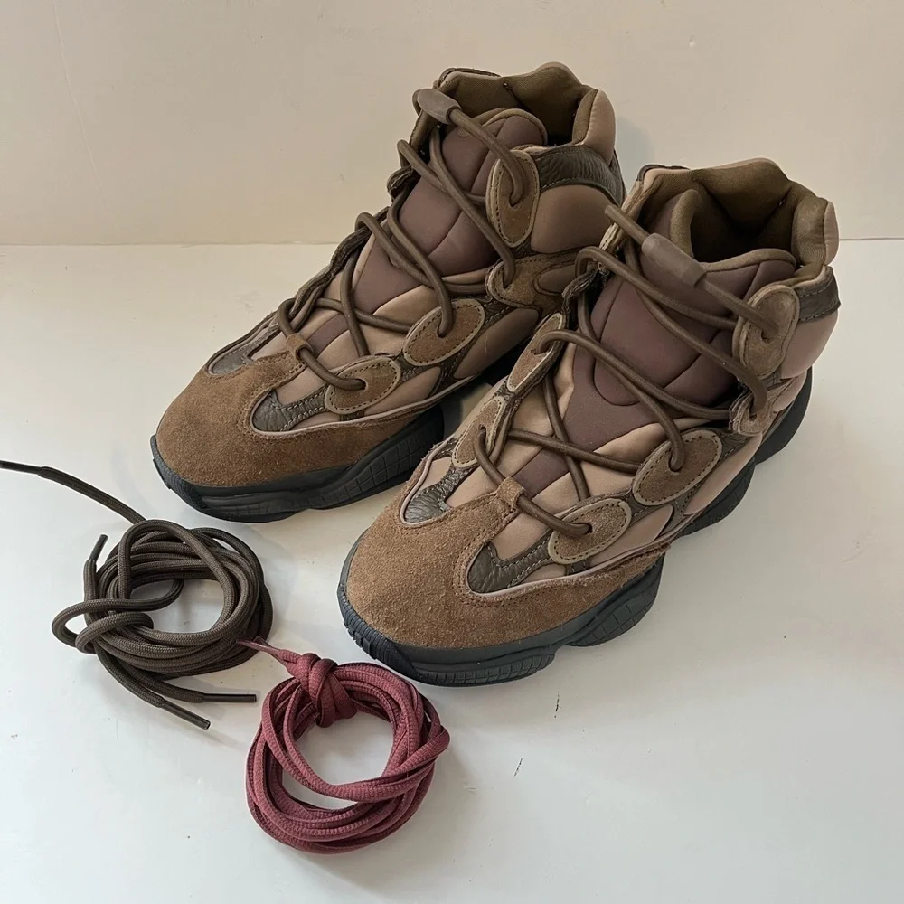 Yeezy 500 High Taupe Black Men's Size 7